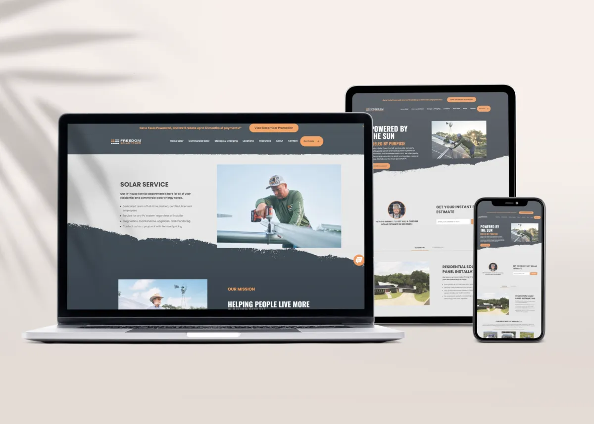 Freedom Solar Power — screenshot